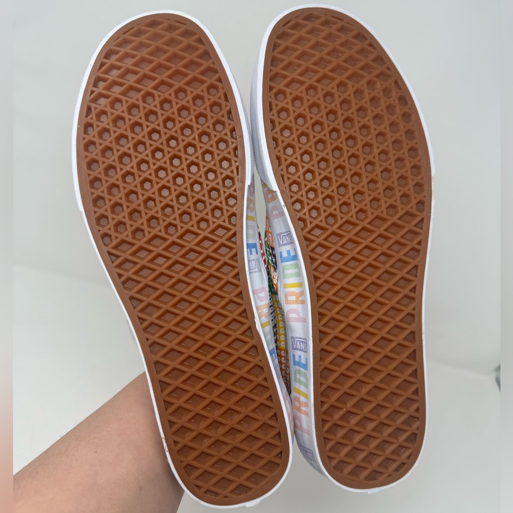 Vans Classic Slip-On Pride Sneakers Multi True White Men’s 10 & 11.5 - Picture 7 of 10